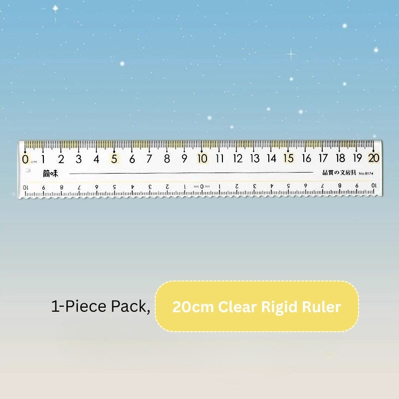 Eye-Ease Flow Clear Anti-Fatigue Ruler (15cm & 20cm)