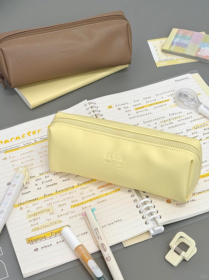 Leather Soft-Open Pencil Case